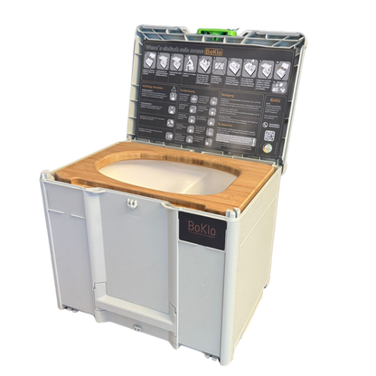 BoKlo to Go Trenntoilette im Festool Systainer, sauberes Klo für Handwerker auf Baustellen, mobil und kompatibel