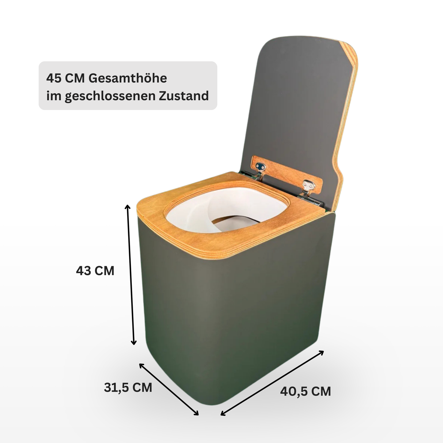 BoKlo Trenntoilette Emmy new Anthrazit