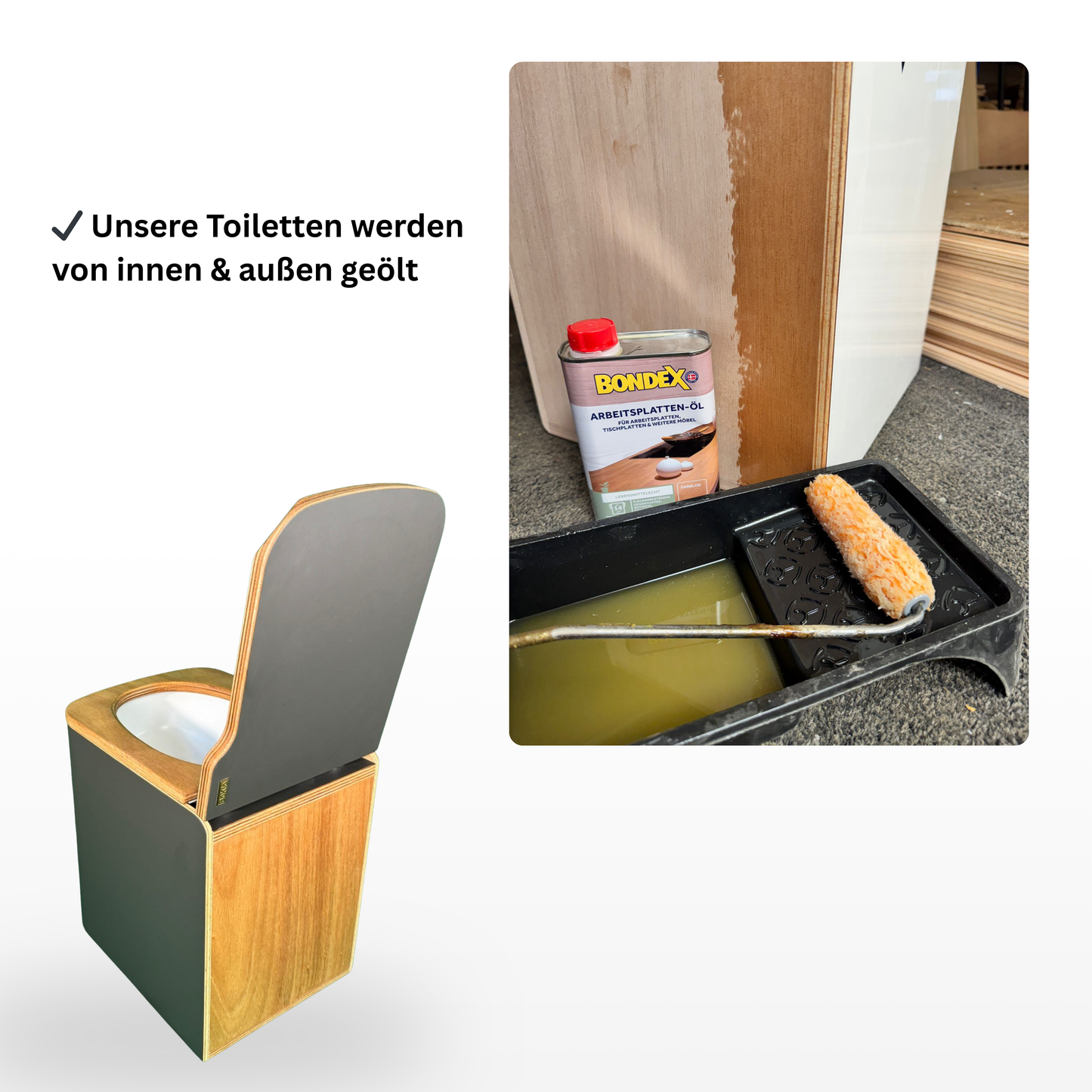 BoKlo Trenntoilette Emmy new Anthrazit