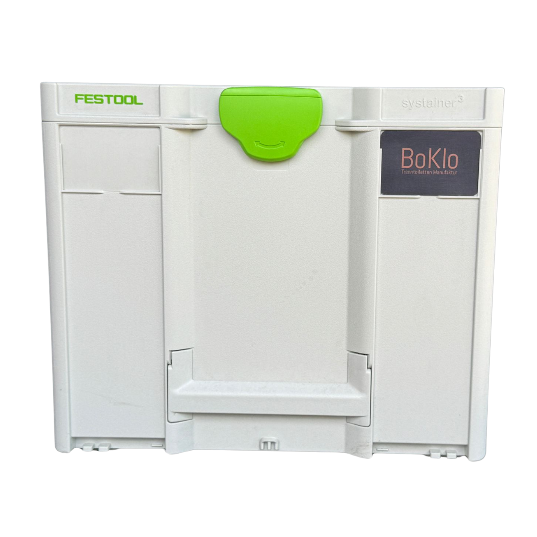 Mobile Trenntoilette BoKlo to Go im Festool Systainer, perfekt für Handwerker, passt ins System, kompakt und geruchsfrei