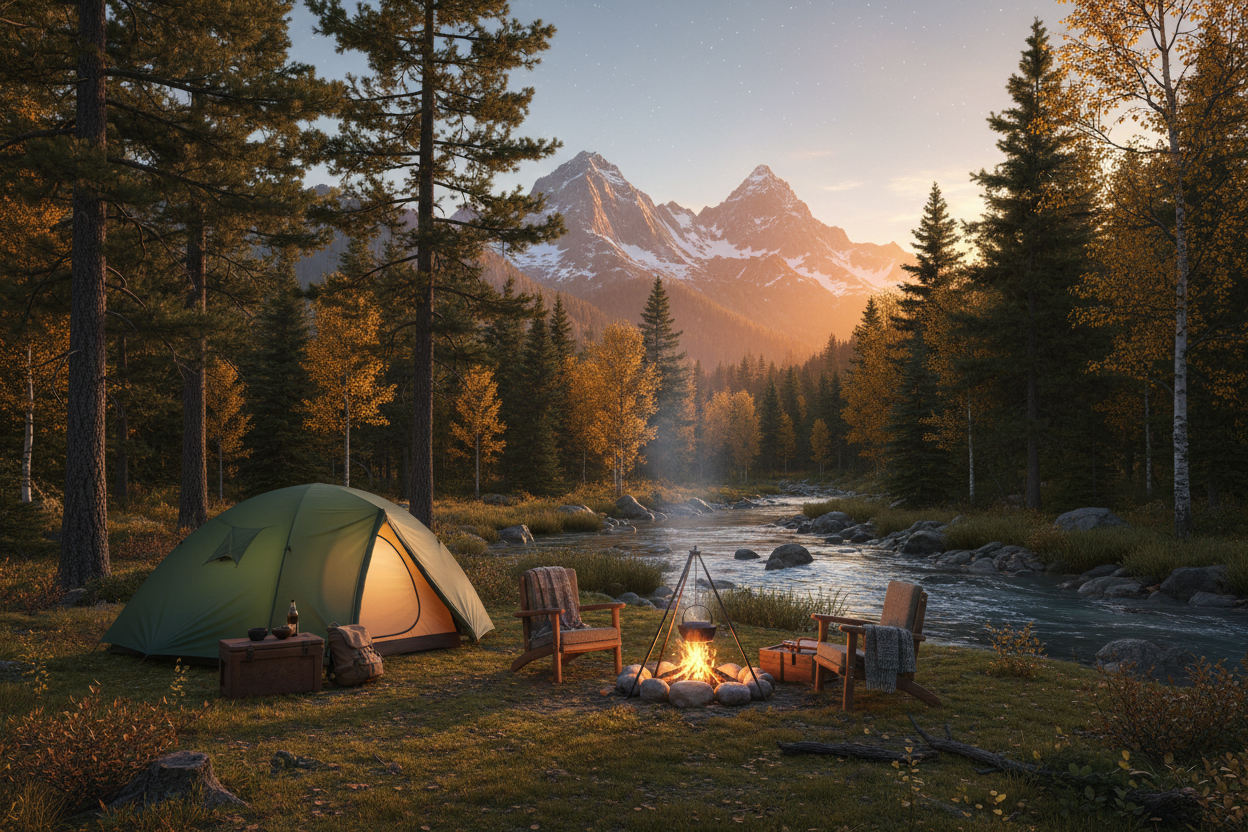 camping in der natur